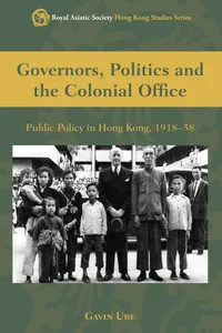Governors, Politics and the Colonial Office_cover