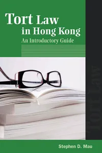 Tort Law in Hong Kong
