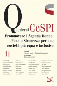 Promuovere l’Agenda Donne, Pace e Sicurezza per una società più equa e inclusiva