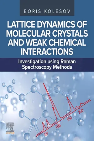 Lattice Dynamics of Molecular Crystals and Weak Chemical Interactions