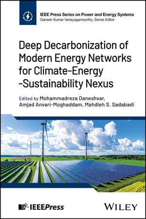 Deep Decarbonization of Modern Energy Networks for Climate-Energy-Sustainability Nexus