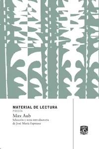 Material de lectura. Max Aub