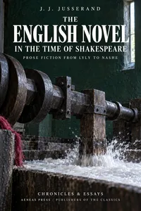 The English Novel in the Time of Shakespeare_cover