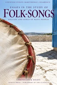 Essays in the Study of Folk-Songs_cover