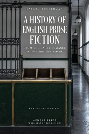 A History of English Prose Fiction