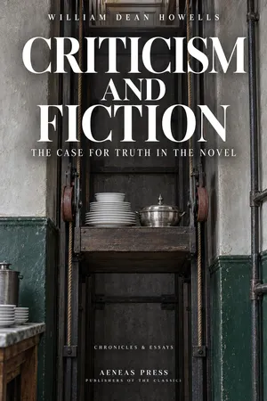 Criticism and Fiction