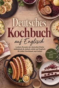 Deutsches Kochbuch auf Englisch: Leckere Rezepte der deutschen Küche – authentisch & einfach erklärt auf Englisch – für jeden Geschmack und Anlass – inkl. Frühstück & Brote, Suppen, Saucen, Desserts_cover