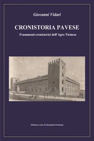 Cronistoria Pavese