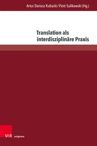 Translation als interdisziplinäre Praxis_cover