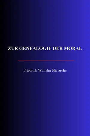 Zur Genealogie der Moral