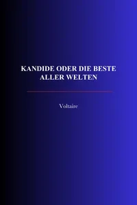 Kandide oder Die beste aller Welten_cover