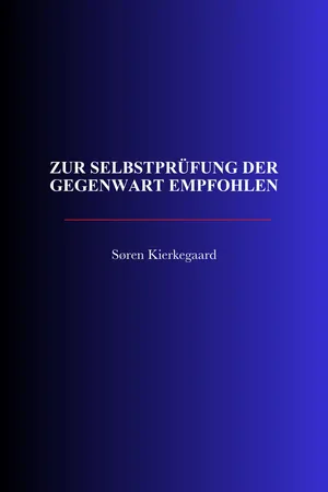 Zur Selbstprüfung der Gegenwart empfohlen