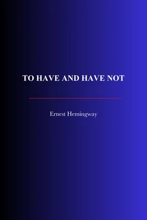 To Have and Have Not