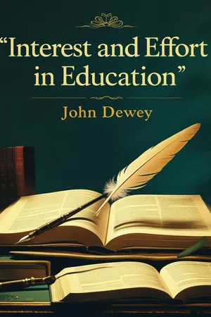 Interest and Effort in Education