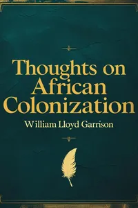 Thoughts on African Colonization_cover
