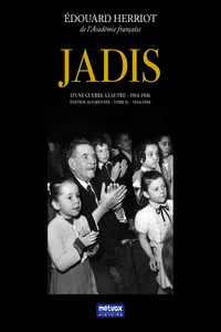 Jadis, d'une guerre à l'autre – 1914-1936 – Tome II – 1934-1936_cover