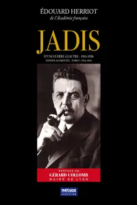 Jadis, d'une guerre à l'autre – 1914-1936 – Tome I – 1914-1934_cover