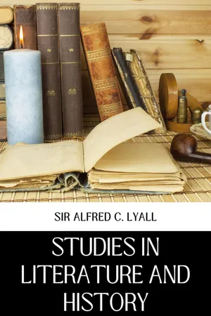 STUDIES IN LITERATURE AND HISTORY