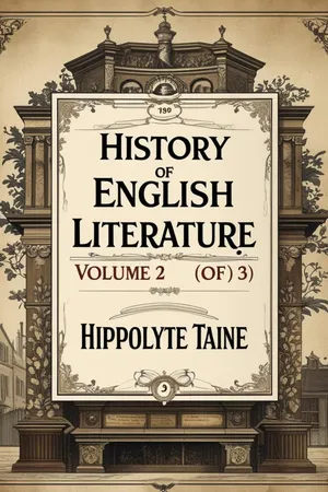 History of English Literature Volume 2 of 3
