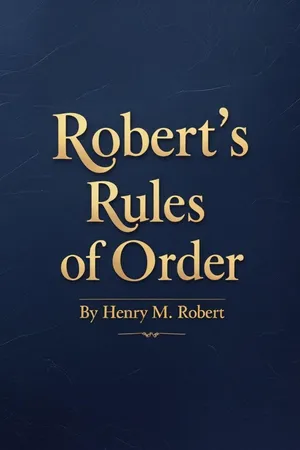 Robert's Rules of Order