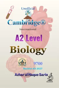 Unofficial Cambridge® International A2 Level Biology 9700_cover