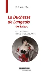 La duchesse de Langeais de blazac_cover
