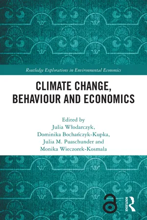 Climate Change, Behaviour and Economics