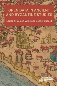 Open Data in Ancient and Byzantine Studies_cover