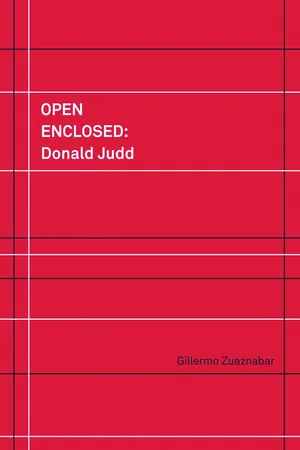 Open Enclosed: Donald Judd