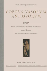 Agrigento, Museo Archeologico Regionale, fasc. 2_cover