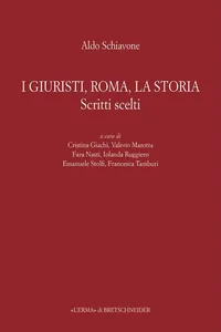 I giuristi, Roma, la storia_cover