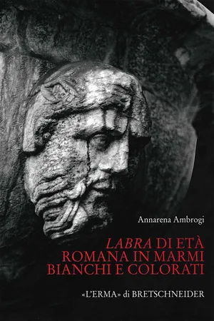 Labra di età romana in marmi bianchi e colorati