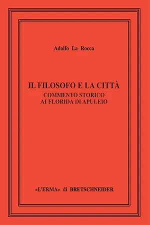 Il filosofo e la città