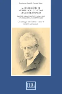 Alcuni ricordi di Michelangelo Caetani duca di Sermoneta. Raccolti dalla sua vedova e pubblicati pel suo centenario_cover