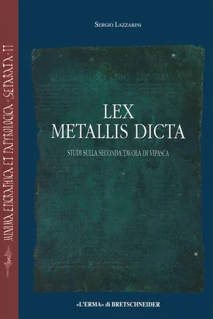 Lex Metallis Dicta