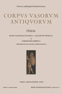 Napoli, Museo Nazionale. Collezione Spinelli 2, fasc. VI_cover