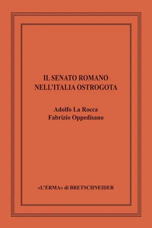 Il senato romano nell'Italia ostrogota