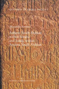 Ancient South Arabian within Semitic and Sabaic within Ancient South Arabian_cover