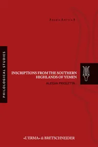 Inscription from the southern highlands of Yemen_cover