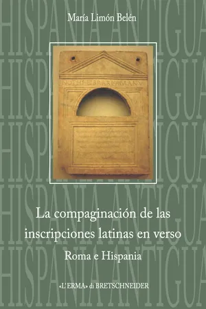 La compaginación de las inscripciones latinas en verso
