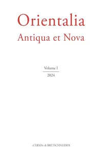 Orientalia Antiqua et Nova, vol.1/2024_cover