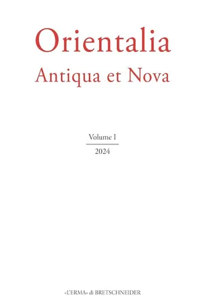 Orientalia Antiqua et Nova, vol.1/2024