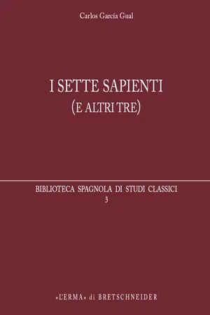I sette sapienti (e altri tre)