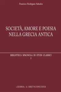Società, amore e poesia nella Grecia antica_cover