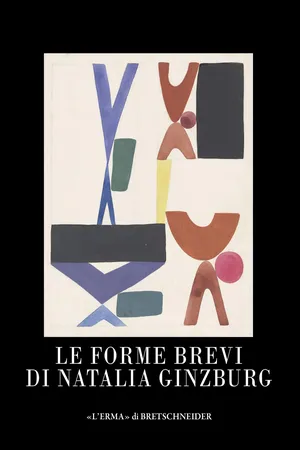 Le forme brevi di Natalia Ginzburg