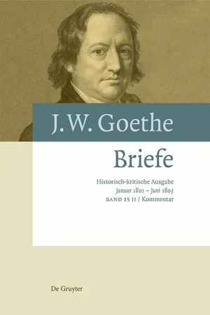Briefe 1801–1803
