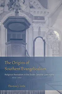 The Origins of Southern Evangelicalism_cover