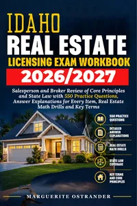 Idaho Real Estate Licensing Exam Workbook 2026/2027_cover