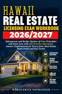 Hawaii Real Estate Licensing Exam Workbook 2026/2027_cover