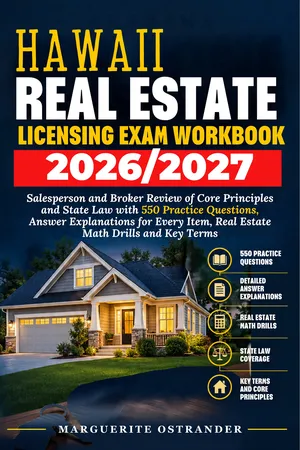 Hawaii Real Estate Licensing Exam Workbook 2026/2027